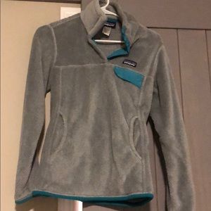 Patagonia fleece 1/4 button pull over